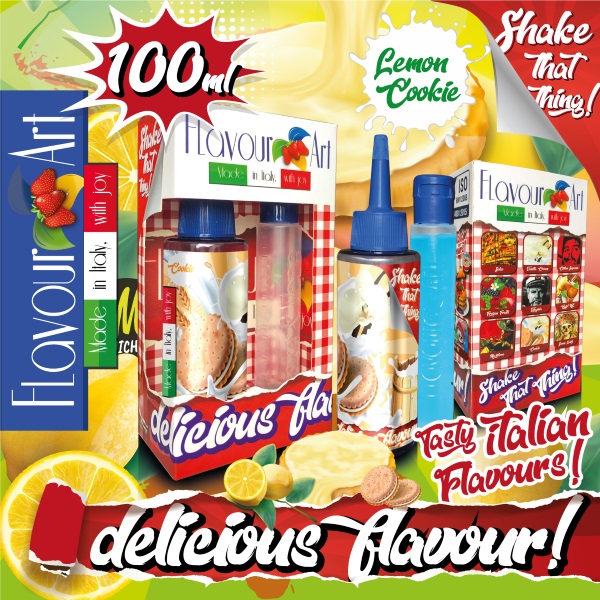  Flavour Art Mix & Shake - Lemon Cookie - Χονδρική